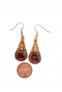 Glass Teardrop Earrings